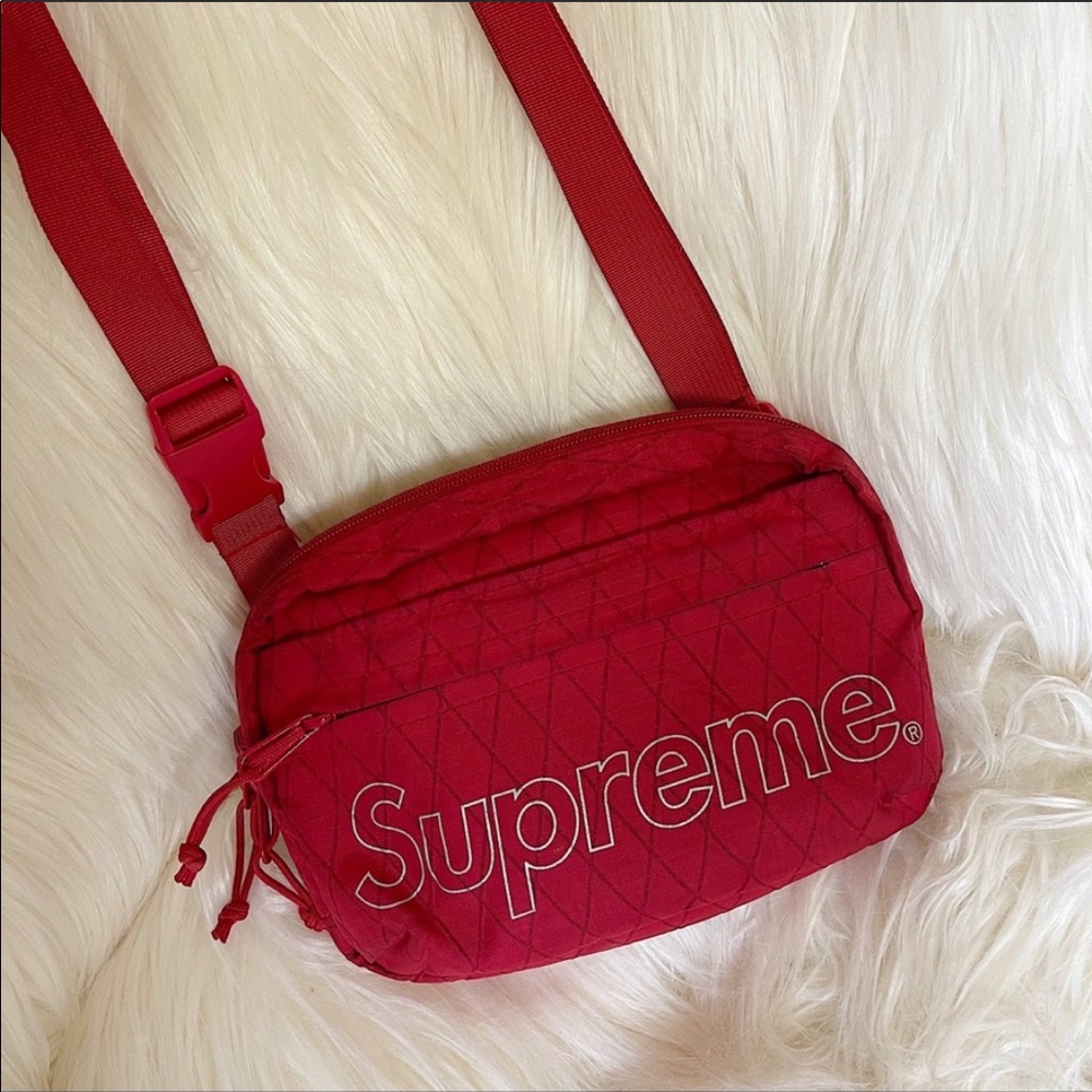 Supreme red bag